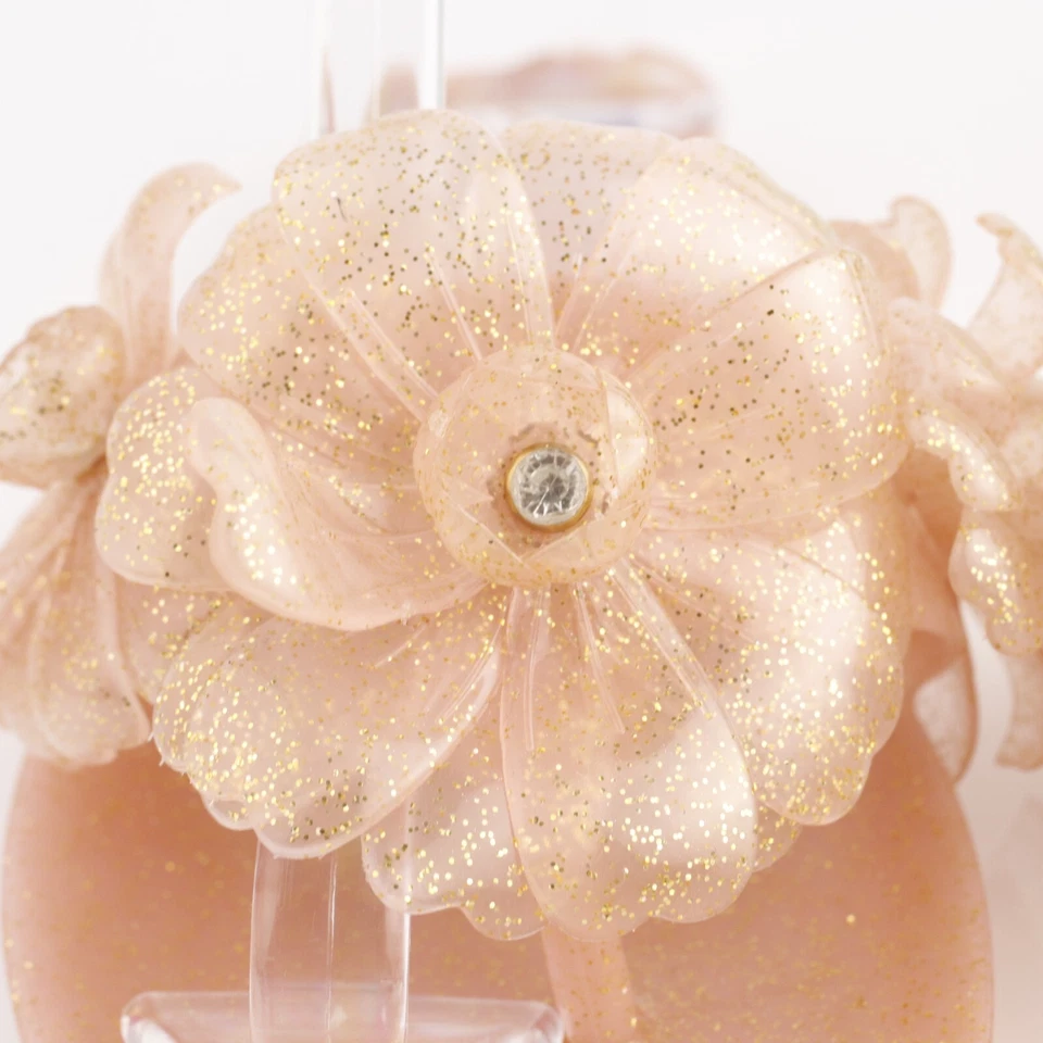 Chanclas Kate Spade Mujer Jaylee Sandalia Talla 8 Rosa Rubor Flores Jalea Foto 4 de 4