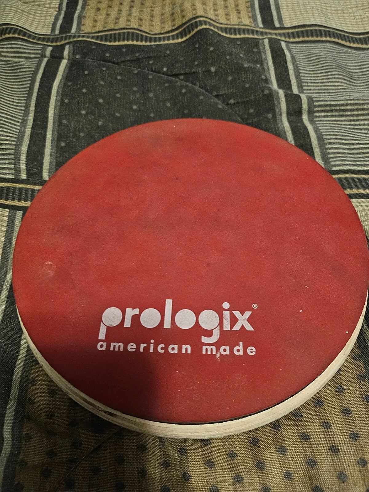 PROLOGIX 10" BLACKOUT/RED STORM PRACTICE PAD VIC FIRTH DOM FAMULARO PAD