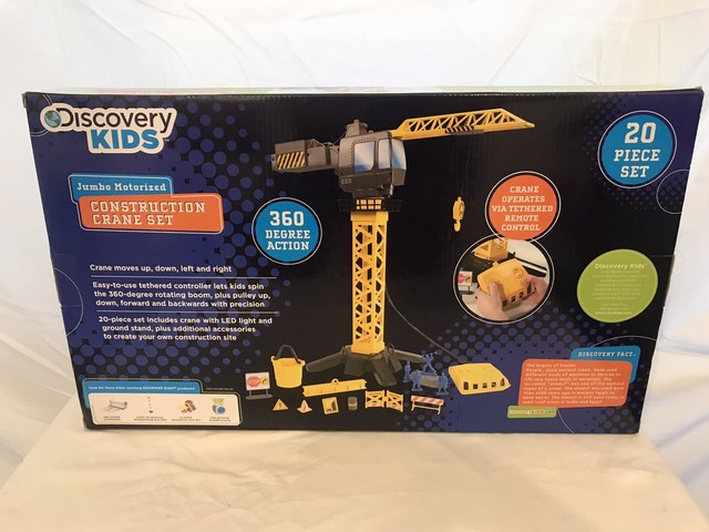 discovery kids construction crane set