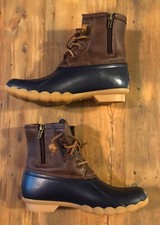 SPERRY - SALTWATER - TOP SIDER - RAIN BOOTS - GIRLS - 6M