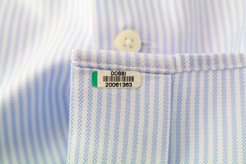 SUITSUPPLY Men Shirt 43/17 Extra Slim Blue Pure Cotton Cutaway Striped Formal - Picture 8 of 8