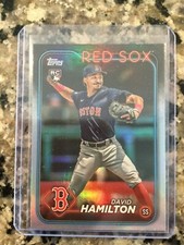 2024 Topps Series 1 David Hamilton Rookie Rainbow Foil Boston Red Sox