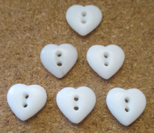 6 - Czech Glass 2 Hole Sew Thru Blue White Buttons 72 - 12.47mm x 11.82mm