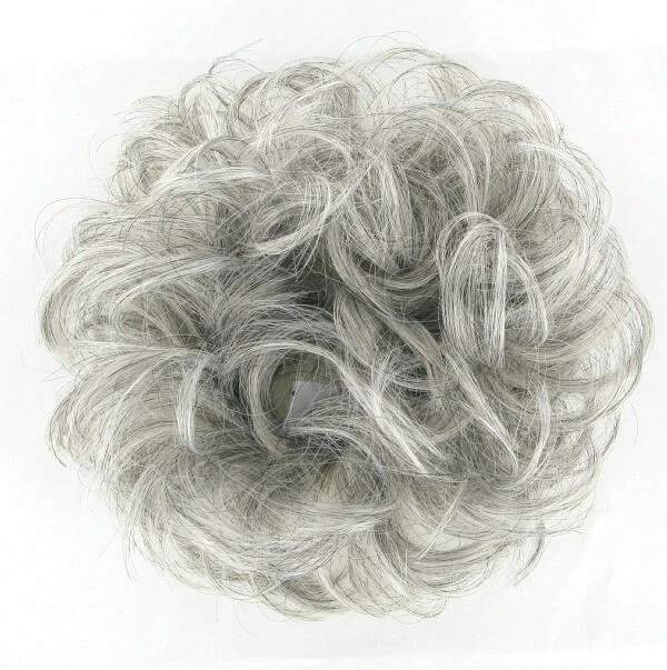 Chignon Postiche (Crocchia) Blonde Dorée - Synthétique, Ondulé, Taille Moyenne - Ref 22/24b