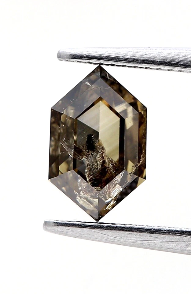 Natural Diamond Brown diamond Hexagon Fancy diamond 1.18tcw For Father Day gift - Image 4 of 4