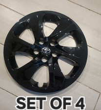 Toyota Rav 4 17 Gloss Black Replacement Hubcaps Wheelcovers Fits 2019-2023 4