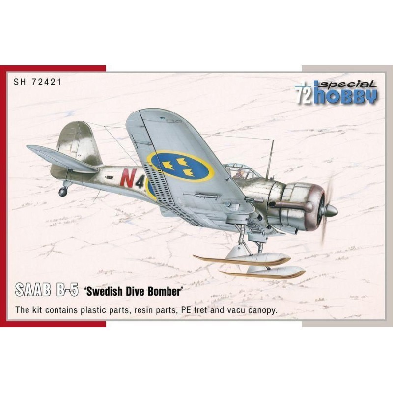 Maquette Saab B-5 Special Hobby 1/72 idée cadeau pour passionné aviation