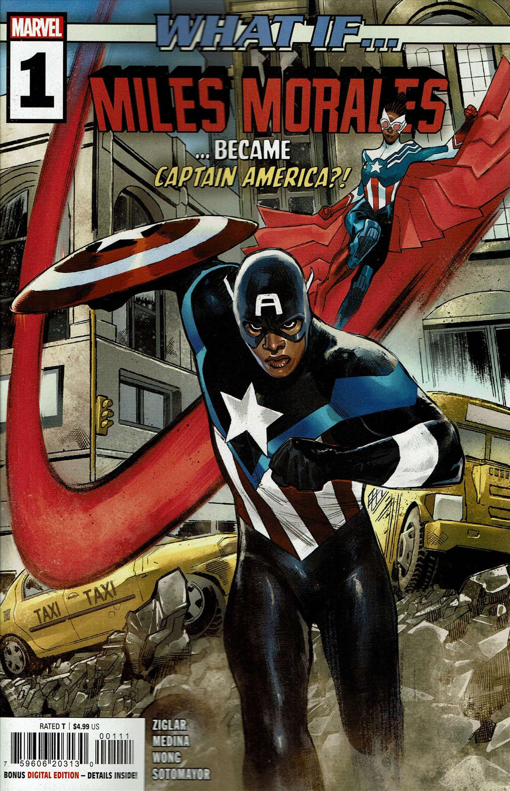 Miles Morales What If #1 VF/NM Marvel Captain America ships combined  