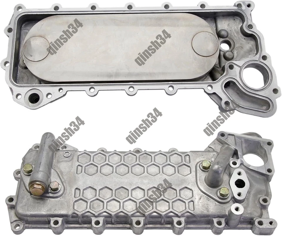 Oil Cooler Core&Cover 8980853125 for Isuzu Engine 4HK1 4HE1 Truck NPR NQR NPR-HD - Image 3 of 4