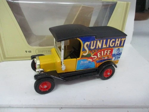 Matchbox Lesney Yesteryear Y-12 Model T Van "Sunlight Seife" promo, boxed