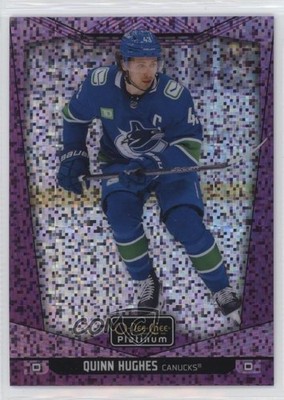 2024-25 O-Pee-Chee Platinum Violet Pixels 142/299 Quinn Hughes #175 5h0