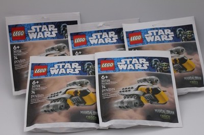 Lot of 5 Lego Star Wars The Razor Crest Mandalorian & Grogu poly bag
