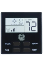 GE Appliances RARWT2B Single Zone RV Air Conditioner Wall Thermostat - Black