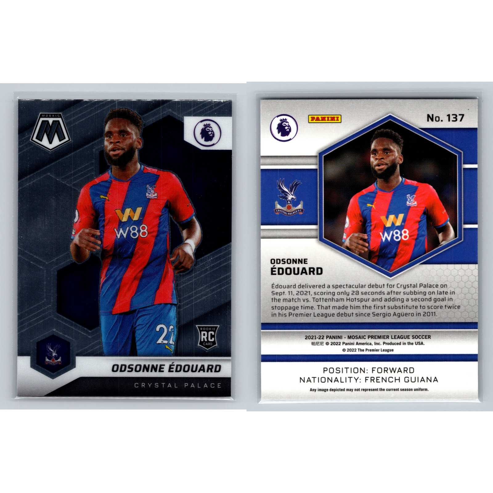 Crystal Palace Lot Panini Topps Rookie RC Prizm Select Mosaic Premier League 15c view 4