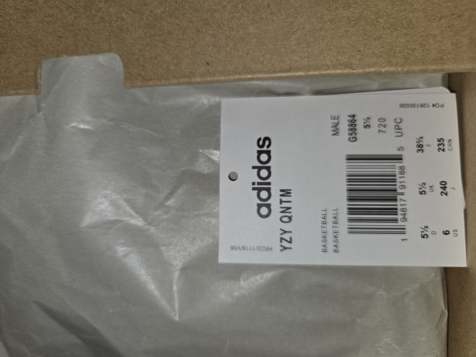 adidas Yeezy Quantum Teal Blue Size 6 Used Great Condition  thumbnail 13