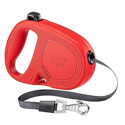 Ferplast Flippy One S Retractable Lead Tape Type Red 4m Dog Walking Accessories