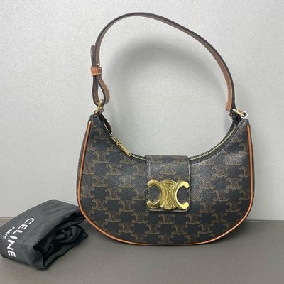 Celine Ava 2023 Arc De Triomphe Monogram Canvas And Calfskin Tote #ULM9