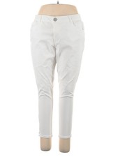 Wit  Wisdom Women White Casual Pants 16