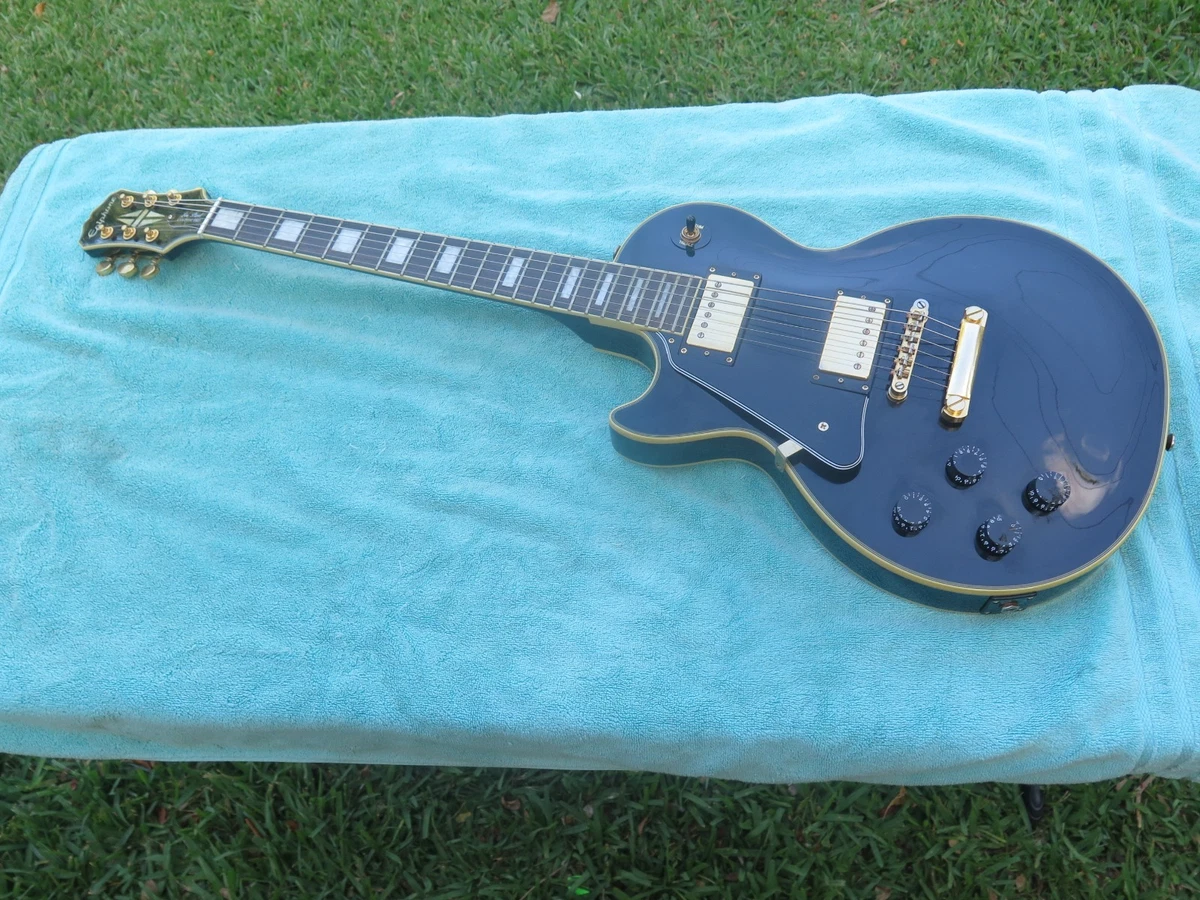 タイムセール❣️Epiphone Les Paul Custom PRO TVS 2012 Epiphone Les Paul Custom Pro TV Silver w/ Seymour Duncan