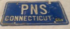 EXPIRED 1968 Conneticut Vanity License Plate "PSN" Vintage Just The Right Patina — photo 3