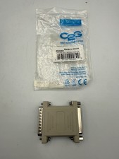 C2G 02469 DB25 Male to Female Null Modem Adapter Serial M/F 25-Pin New Sealed