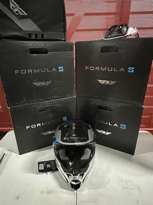 Fly Racing Formula S Legacy Carbon Fiber Helmet with Integrated Telemetry System