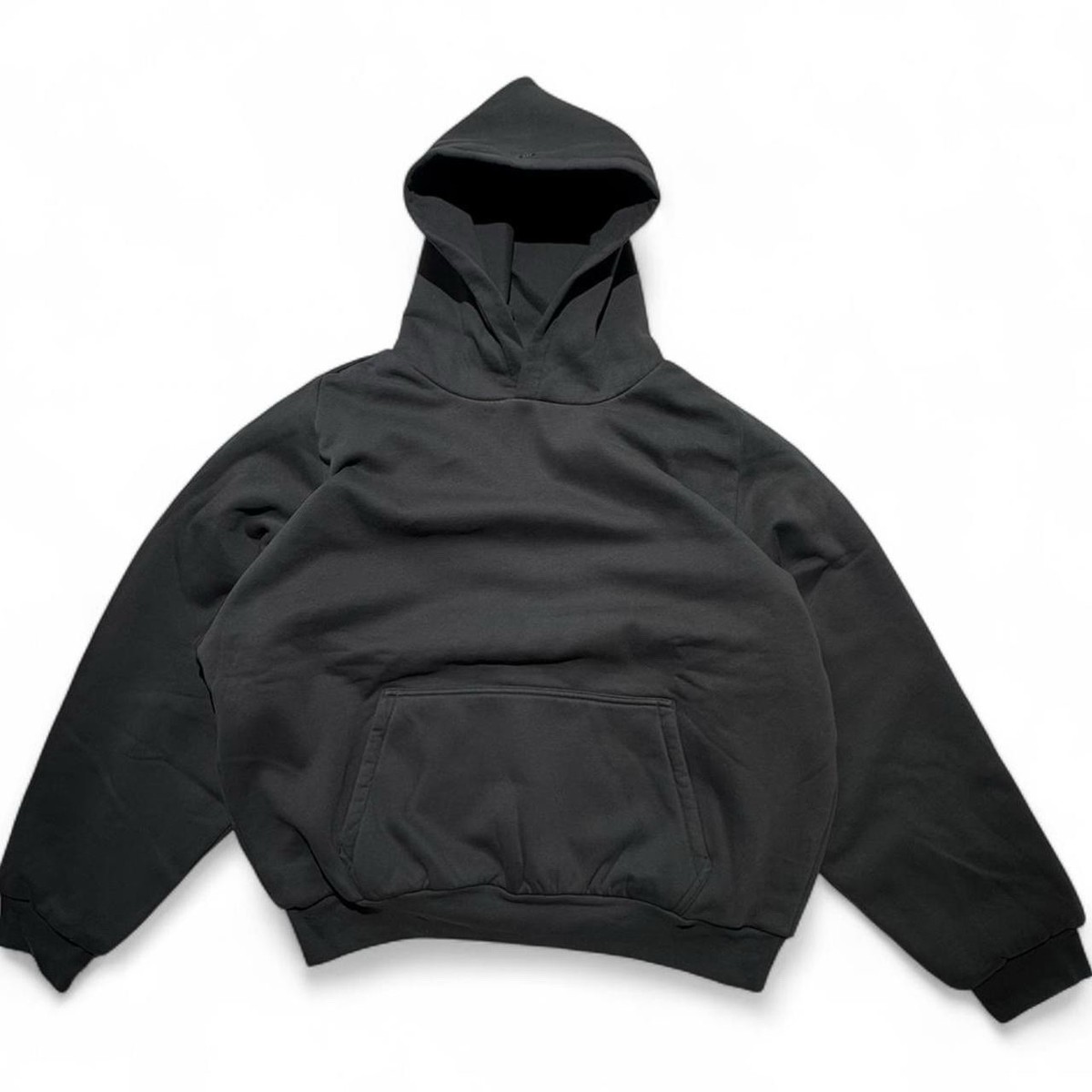 Yeezy Gap Balenciaga Shrunken Dove Hoodie Black XLarge ( Check