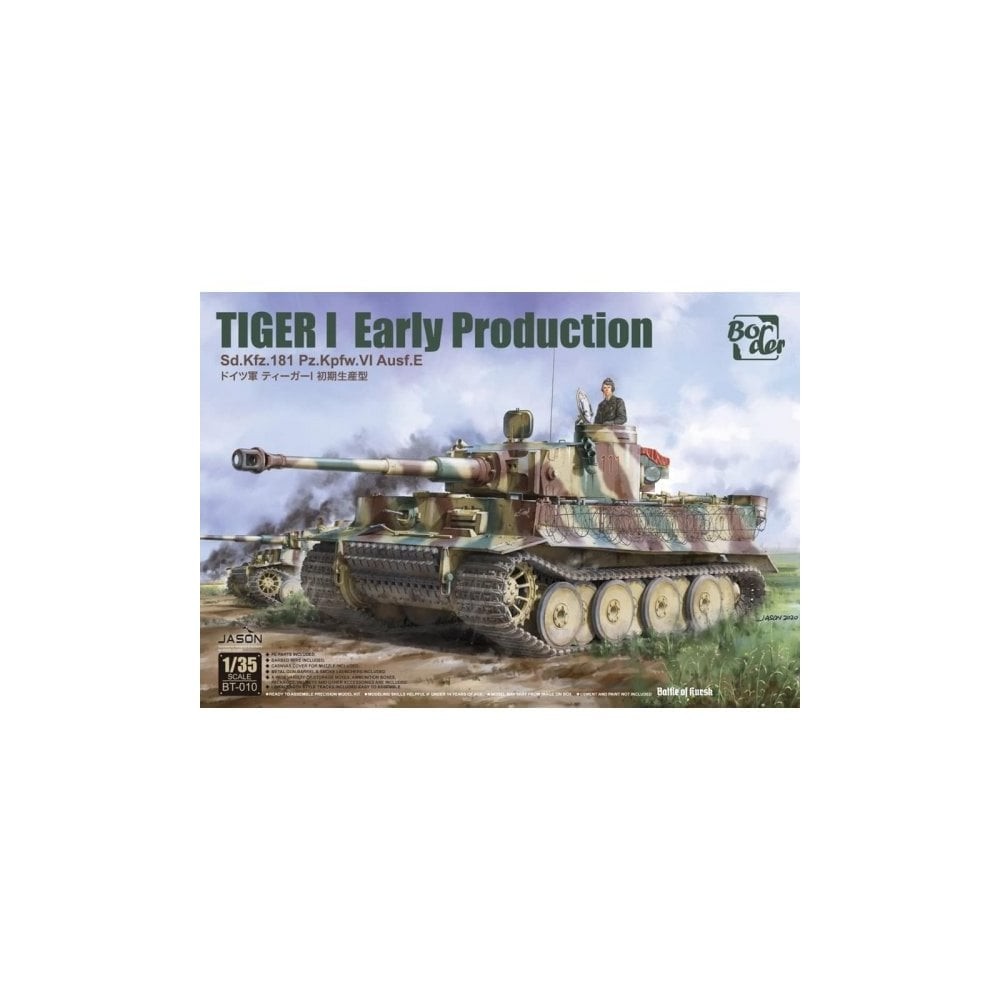 Border Models 1:35 TIGER I Early Production Sd.Kfz.181 Military Model Kit Bt-010