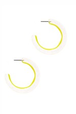 Chic Transparent Hoop Earring