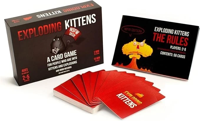 Exploding Kittens NSFW Edition - Adult Teen Party Card Game Russian Roulette New - Image 2 of 4