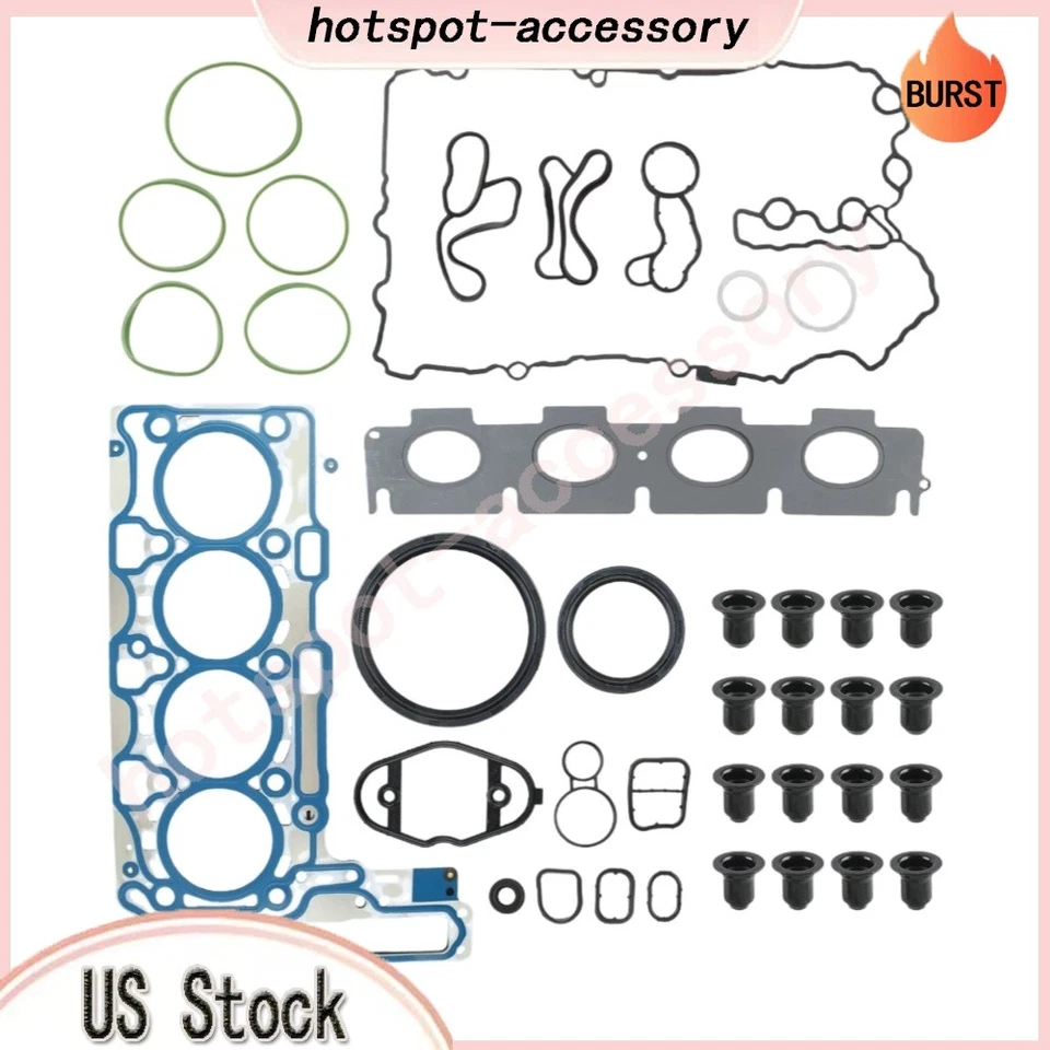 Head Gasket Overhaul Seals Kit For BMW F30 F32 F56 G20 B48 MINI Cooper 2.0L L4 - Image 3 of 4