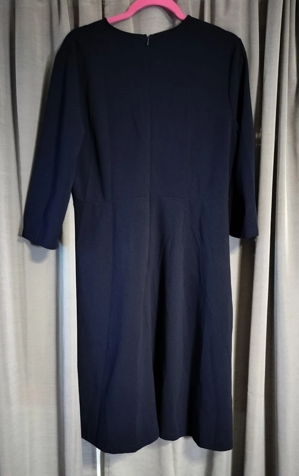 Vestido para mujer Grace Karin XL azul marino envolvente sintético manga 3/4 Foto 3 de 3