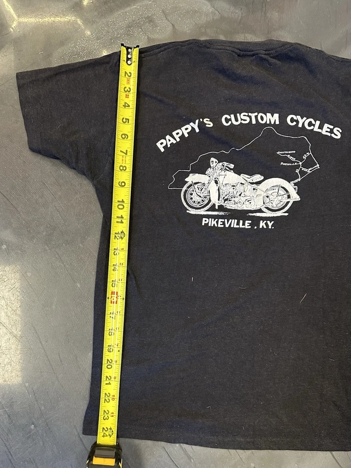 Camisa emblema 3D Easyriders vintage para hombre mediana 1980 Untamed Brothers Foto 4 de 4