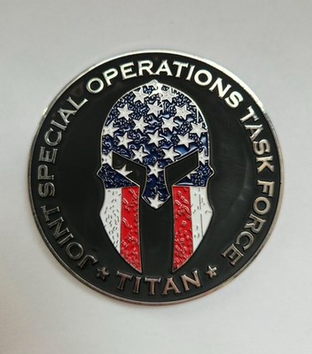 Joint Special Operations Task Force East Africa Echo Two Titan Challenge Coin
