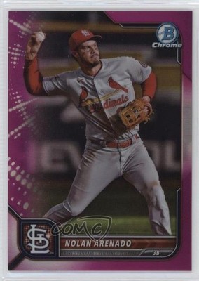 2022 Bowman Chrome Fuchsia Refractor 86/299 Nolan Arenado #38 12g7