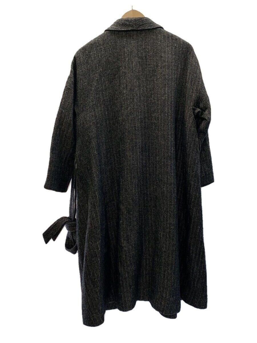 ALTRA Cappotto LOISIR altro misto lino collo sciallato 38 lana grigio tinta unita B0184LFC028