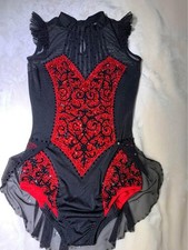 Rhythmic gymnastics leotard, size 10-12