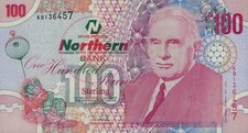 Northern Bank (N. Ireland) �100 Bank Note - KB136457 - Uncirculated