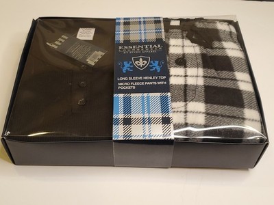 Essential Loungewear By Seven Apparel Set - Henley Top & Micro Fleece Pants XL