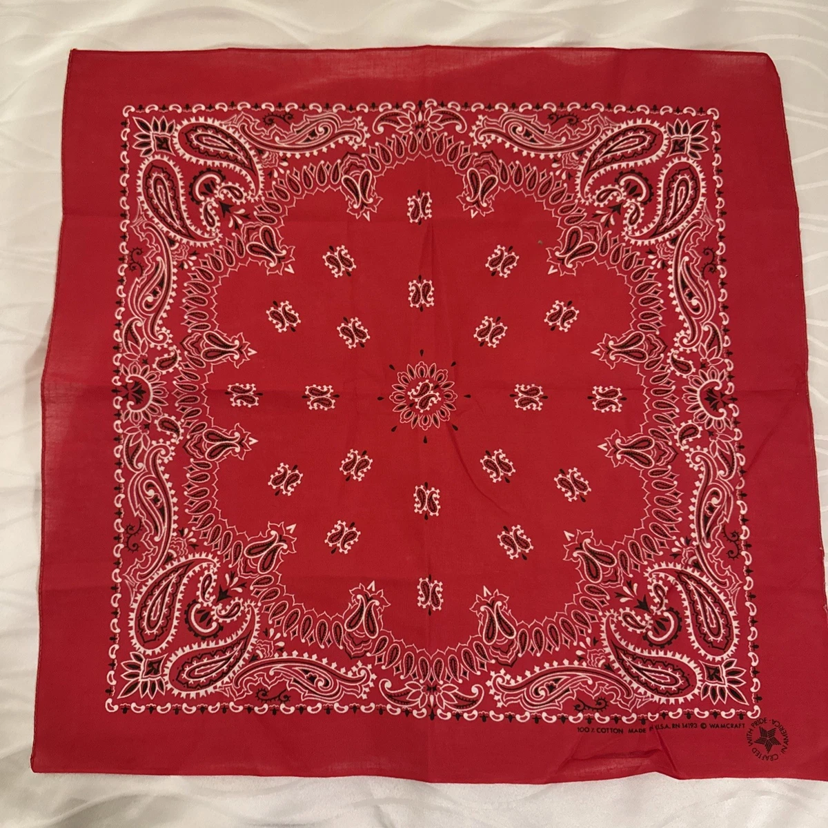 Wamcraft Bandana In Vintage Handkerchiefs for sale | eBay