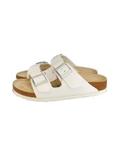 BIRKENSTOCK Sandals 22.5cm WHT Leather