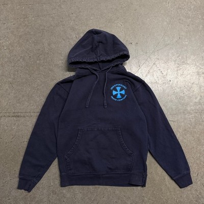 Independent Truck Company Hoodie Mens Small Navy Blue Skateboard Pullover NHS