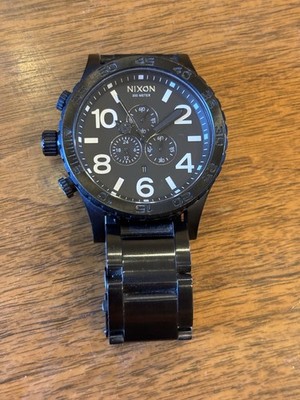 Nixon Simplify | The 51-30 Chrono Black Stainless
