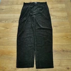 Polo Ralph Lauren Chino Trousers Mens W35 L32 Black Corduroy Straight Vintage
