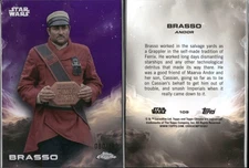 BRASSO ANDOR 2025 Topps Chrome Star Wars #109 PURPLE Refractor SSP /199