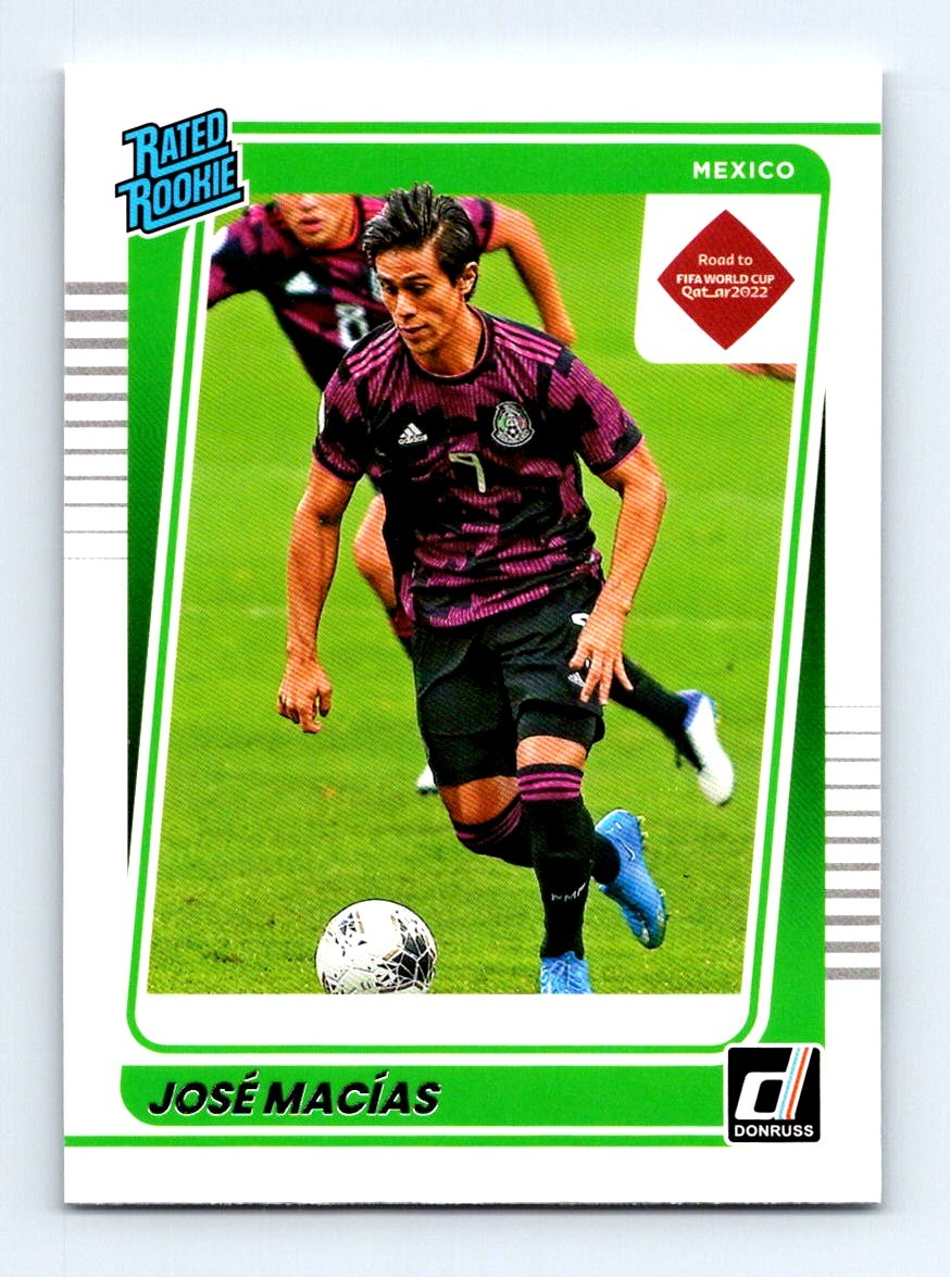 #183 2021 Donruss Rated Rookie BASE Jose Macias RC Mexico
