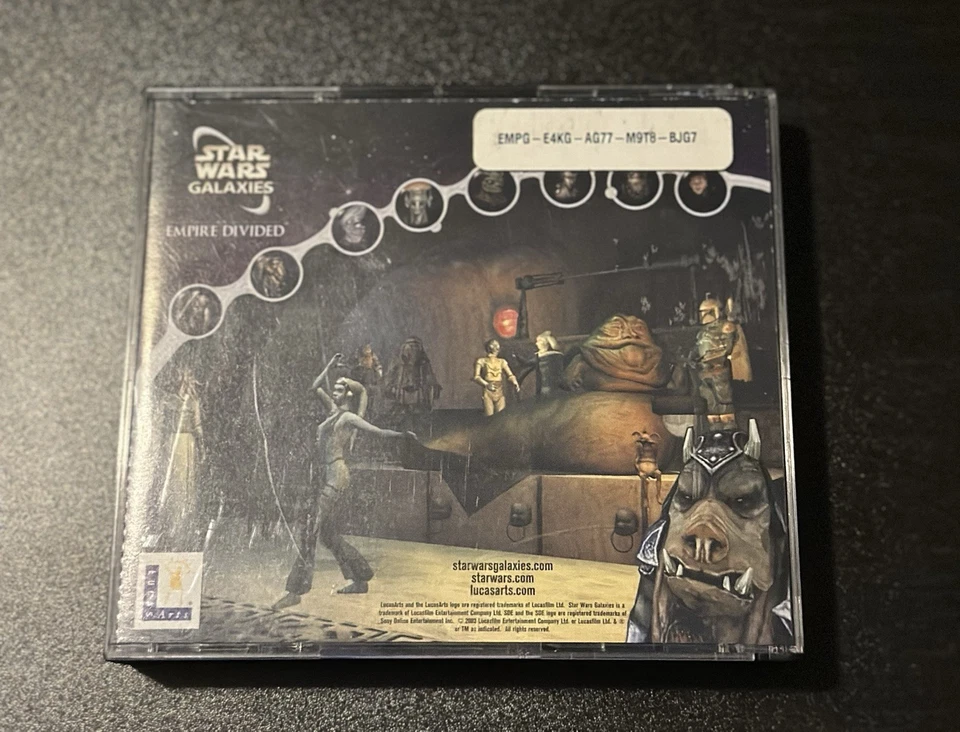 Star Wars Galaxies An Empire Dividido PC CD-ROM 3-Discos-Lucas Artes-probado/funciona Foto 2 de 4