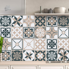 32 pcs stickers for bathroom and kitchen tiles 15 x 15 cm sticker decoration A