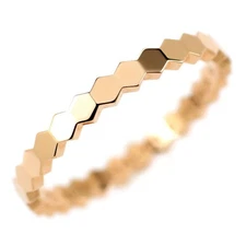 Chaumet K18PG Ring Be My Love No. 54 - Auth free shipping from Japan- Auth SELBY