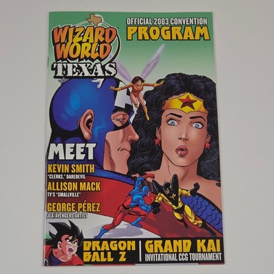 Wizard World Texas Official 2003 Convention Program George Pérez Kevin Smith NM+